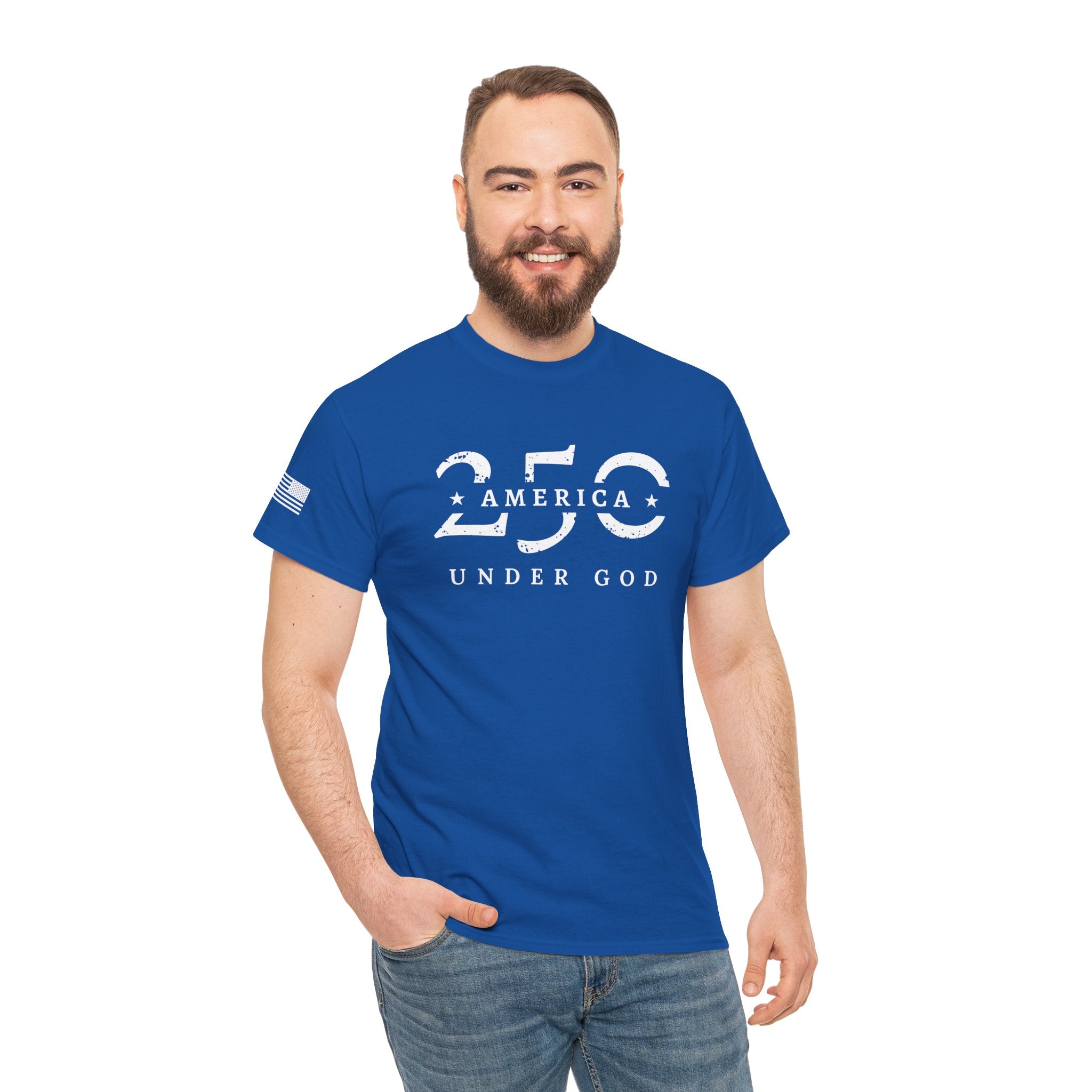 "One Nation Under God" - Patriotic 250th Anniversary T-Shirt