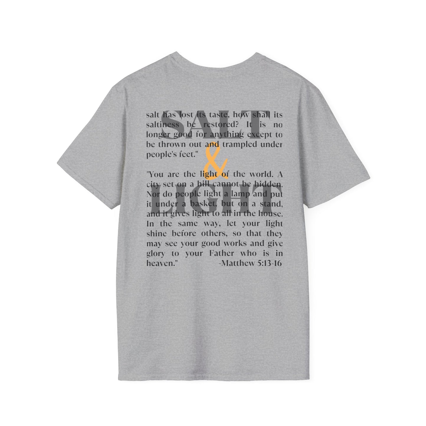 Salt & Light Christian Men's Graphic Shirt By Logos