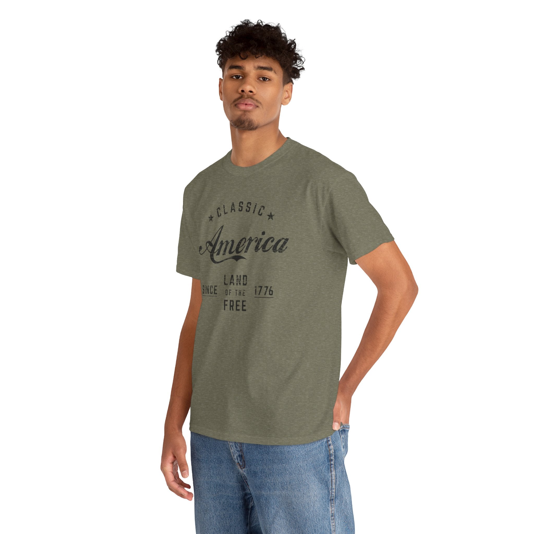 "Land of the Free" — Patriotic 250th Anniversary T-Shirt (Classic America, Since 1776)