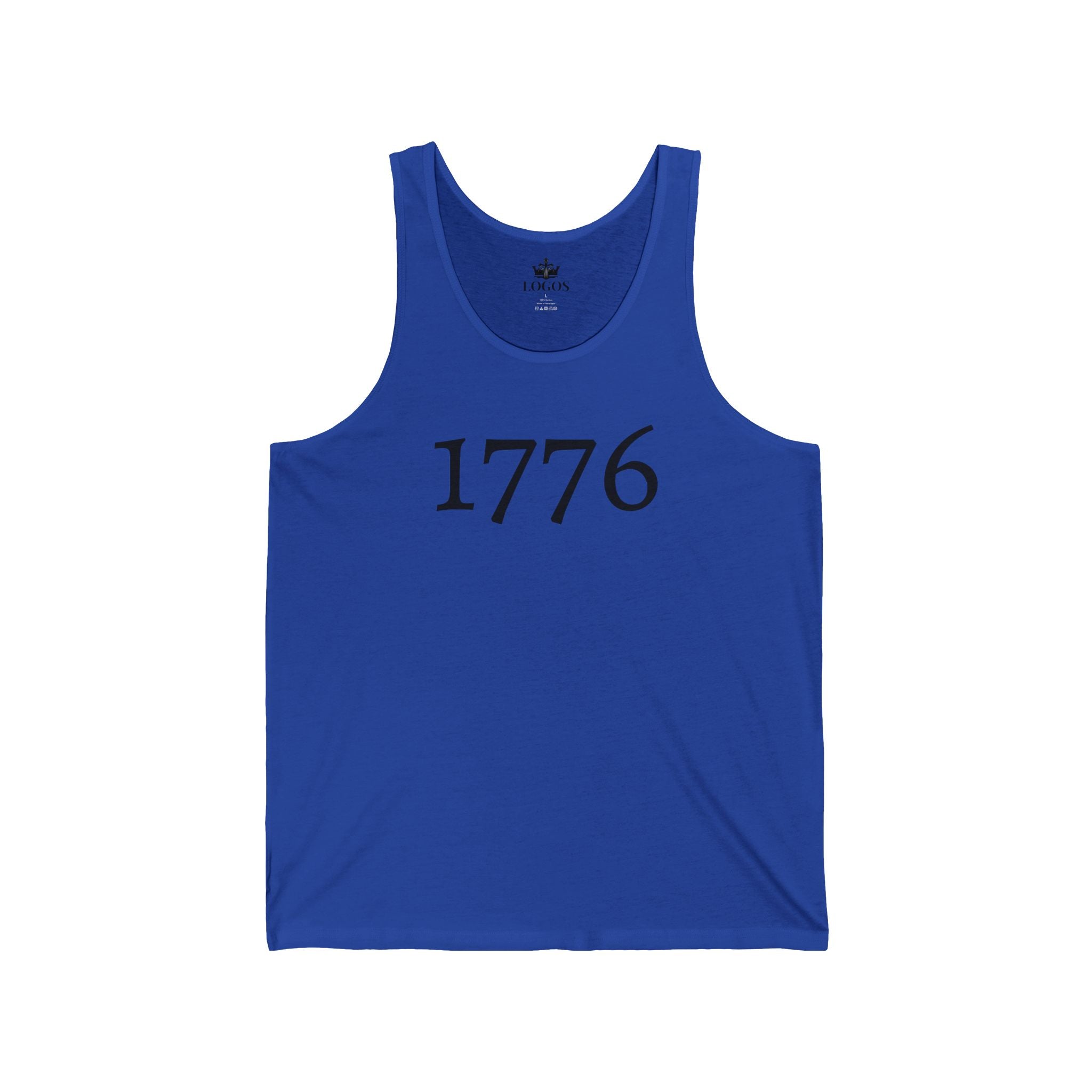 1776 Tank Top — One Nation Under God Patriotic Muscle Shirt