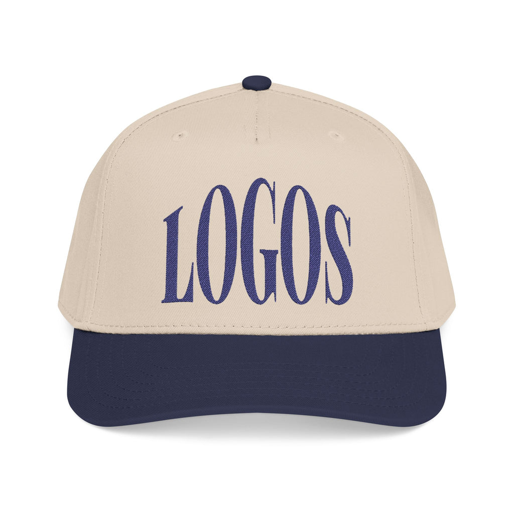 "LOGOS" - Navy Vintage Mid Profile Baseball Cap