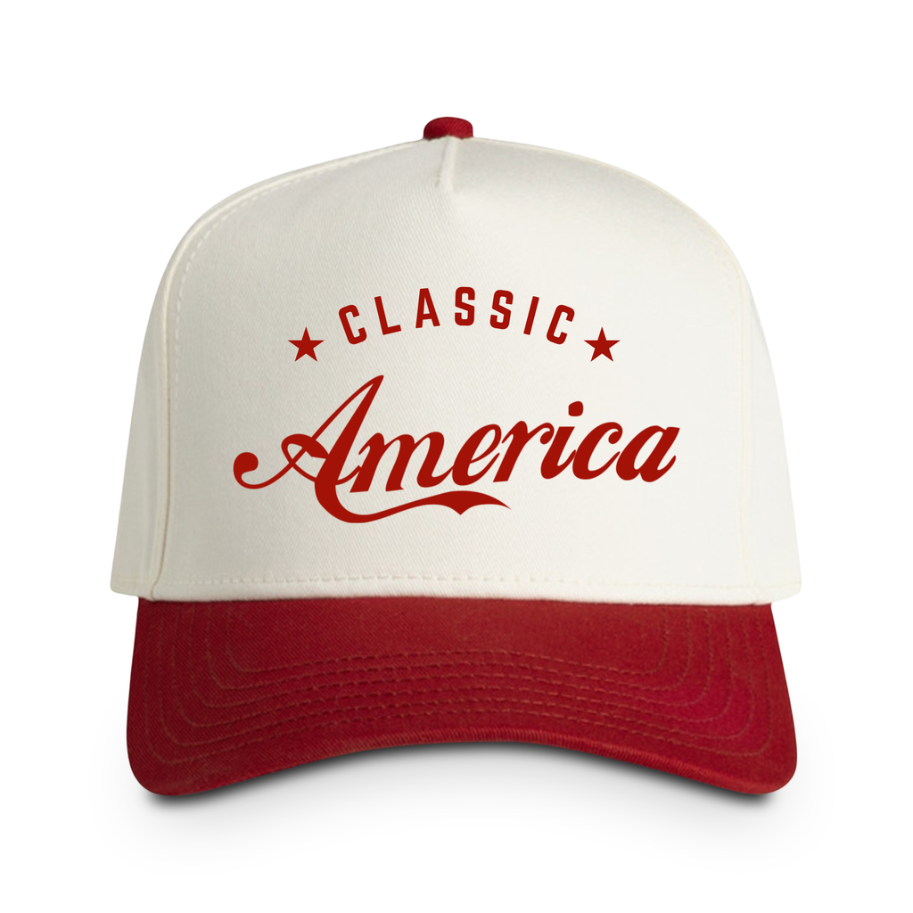 "Classic America" - Vintage High Profile Baseball Cap