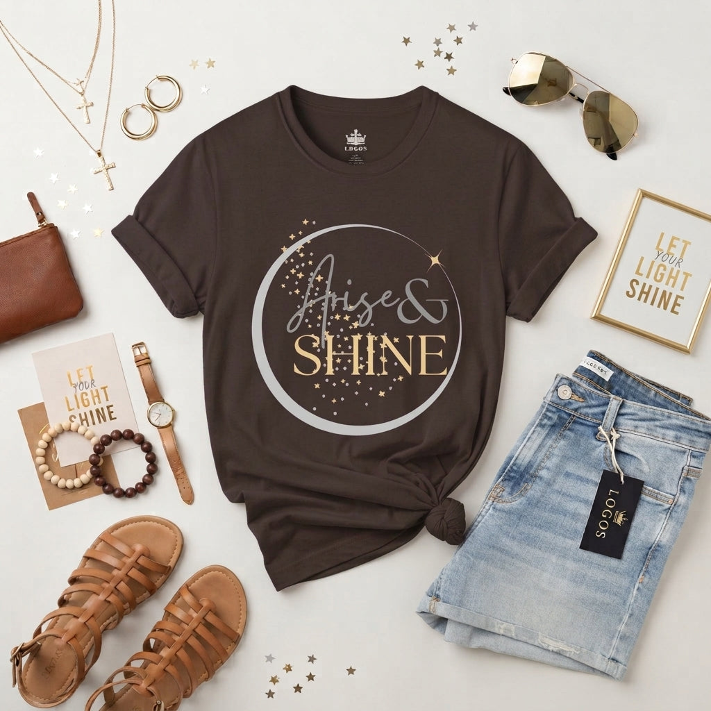 Arise And Shine T Shirt Featuring Isaiah 60:1