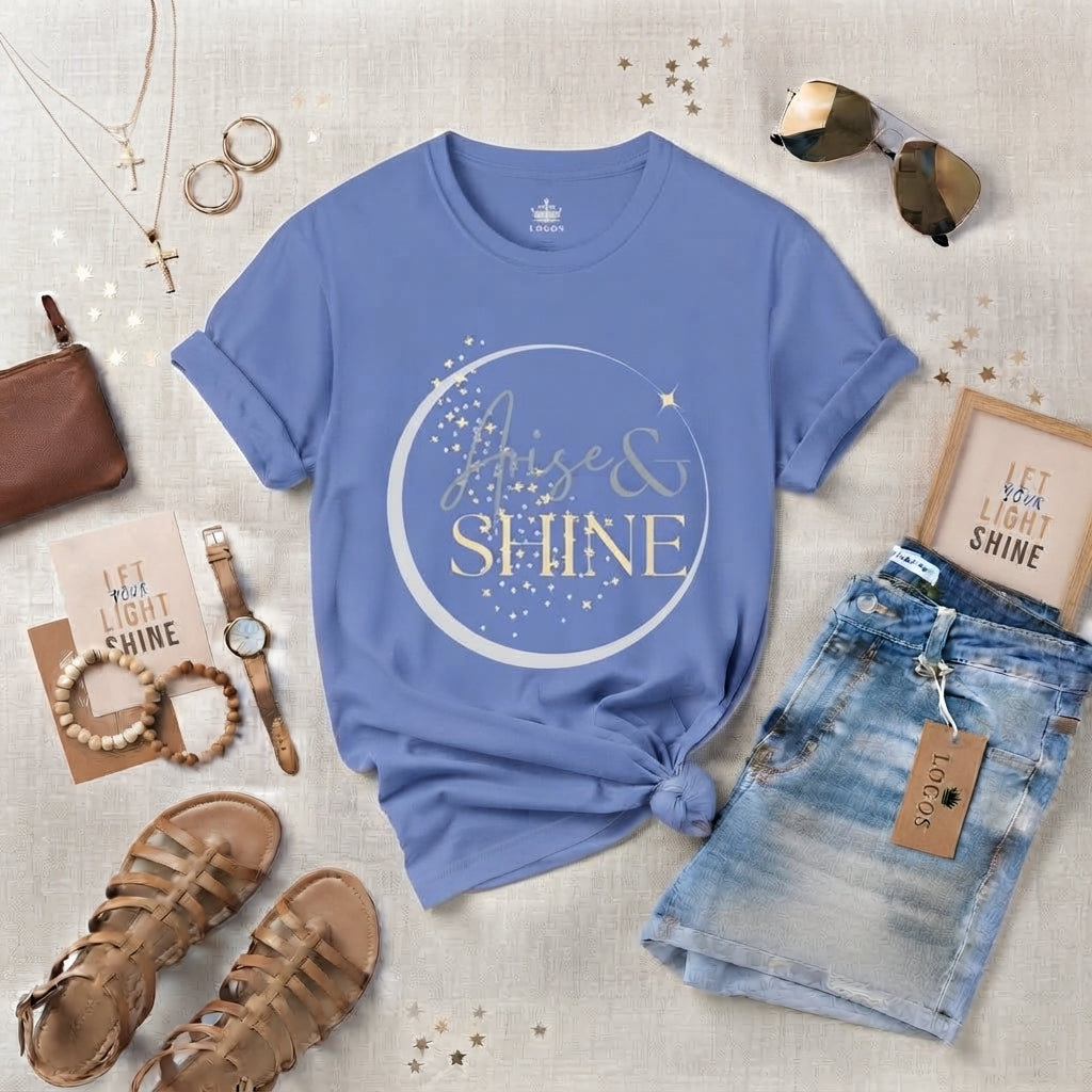 Arise And Shine T Shirt Featuring Isaiah 60:1