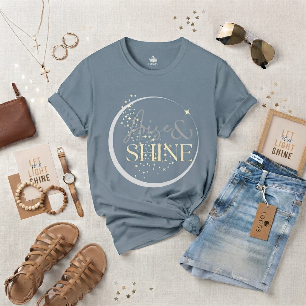 Arise And Shine T Shirt Featuring Isaiah 60:1
