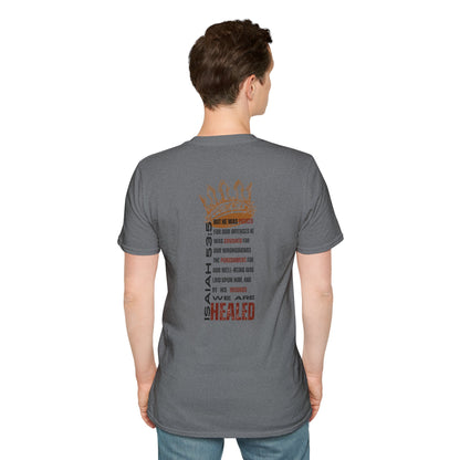 Christ Our Healer - Isaiah 53:5 Men's Apparel