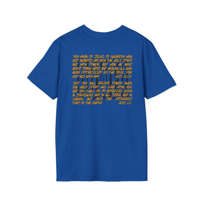 "Walking In Power" Men's T-Shirt-Acts 1:8 & Acts 10:38