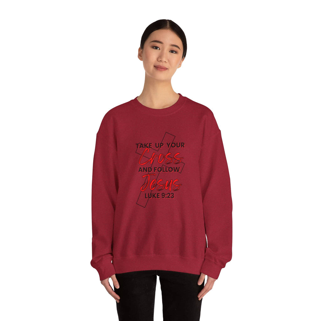 Take Up Your Cross and Follow Jesus Sweatshirt