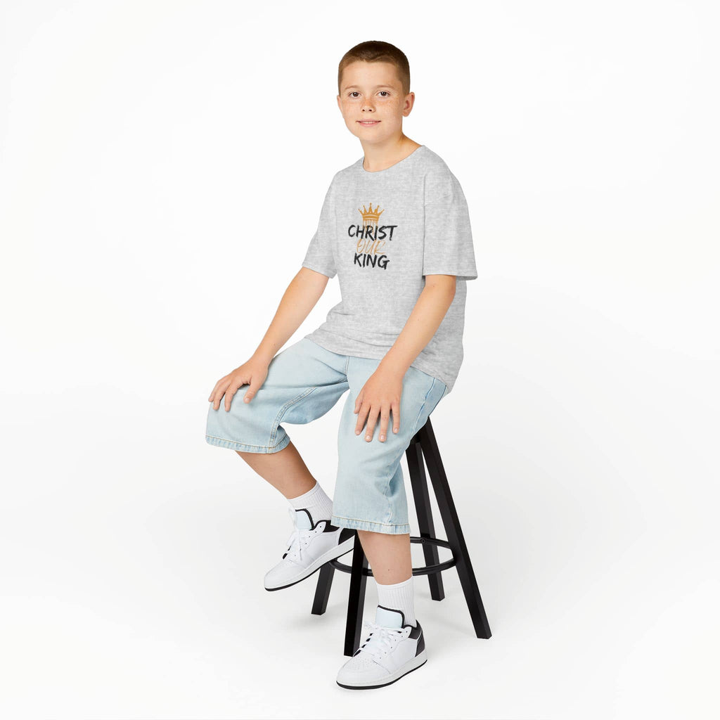 Christ Our KIng - Christian Junior Kids T-Shirt by Logos Co.