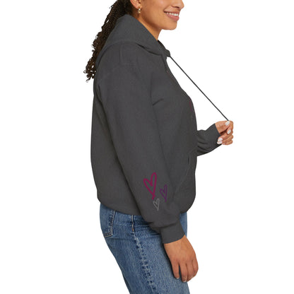 "Jesus Loves Me" (Dark Fabric Design) Women's Hoodie