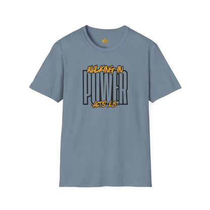 "Walking In Power" Men's T-Shirt-Acts 1:8 & Acts 10:38
