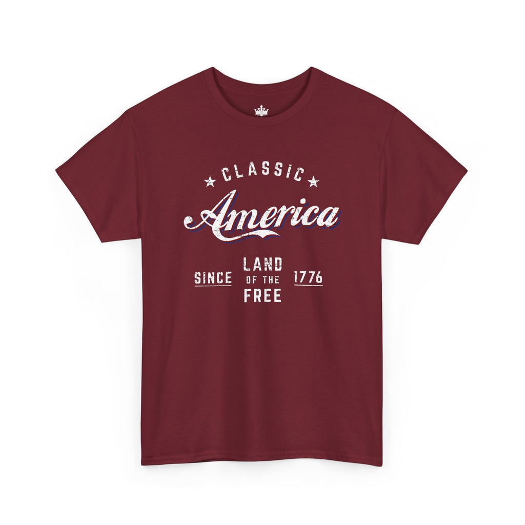"Land of the Free" — Patriotic 250th Anniversary T-Shirt (Classic America, Since 1776)