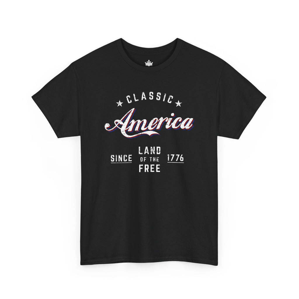 "Land of the Free" — Patriotic 250th Anniversary T-Shirt (Classic America, Since 1776)