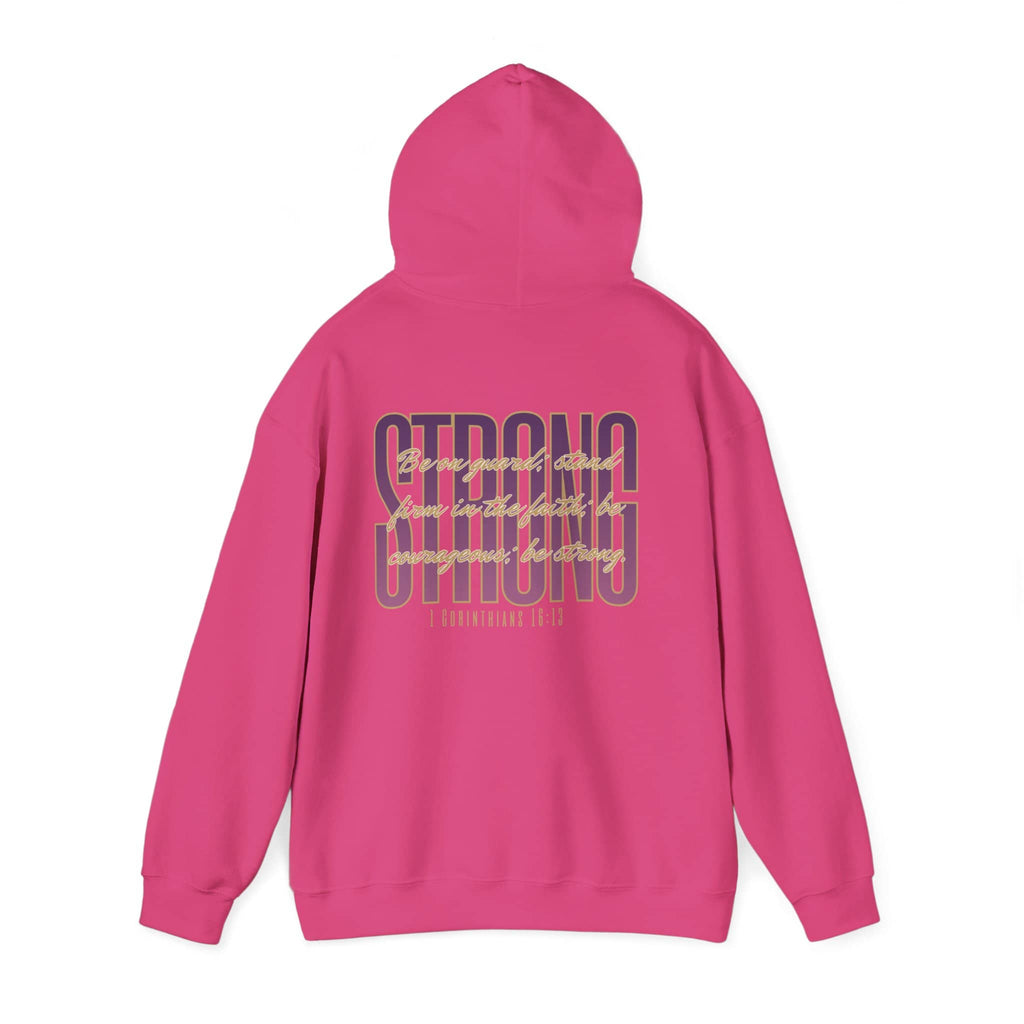 Strong and Courageous Hoodie 1 Corinthians 16:13 Women’s Sweatshirt