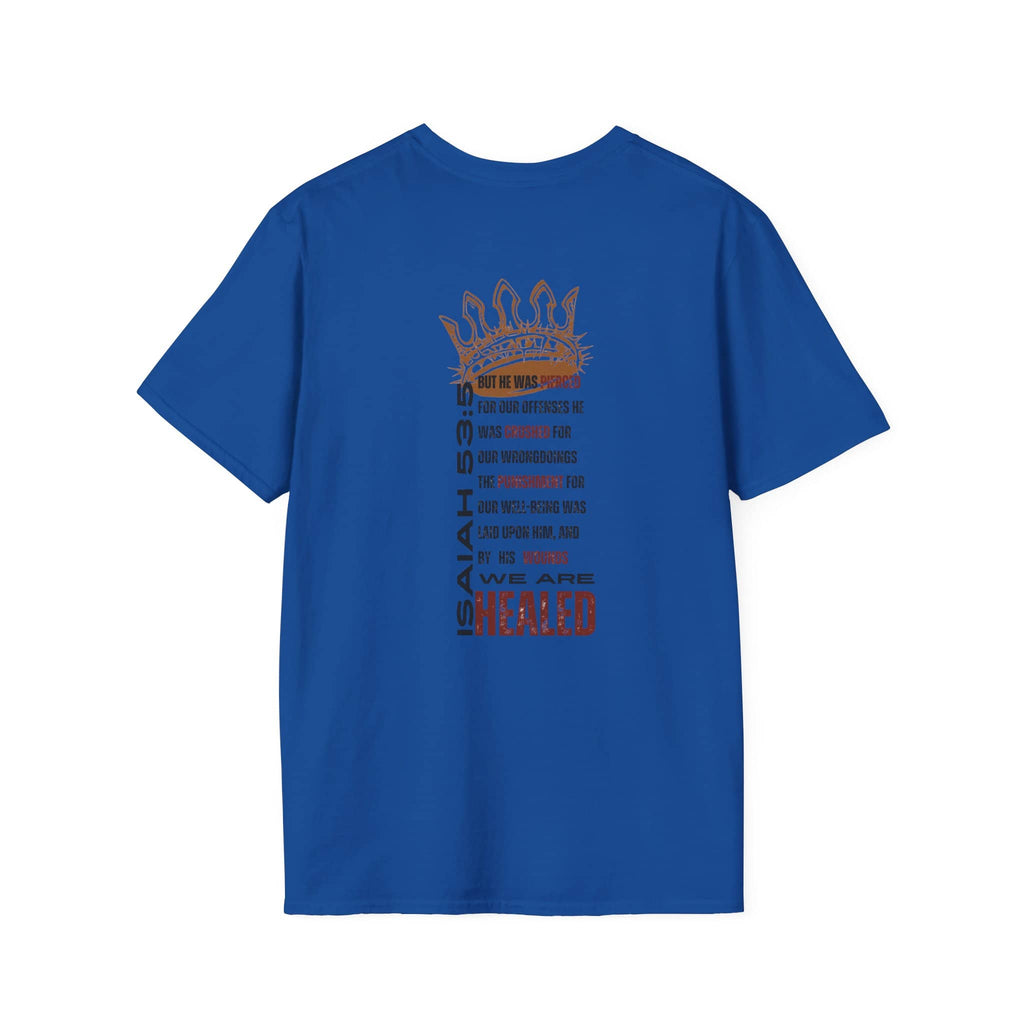 Christ Our Healer - Isaiah 53:5 Men's Apparel