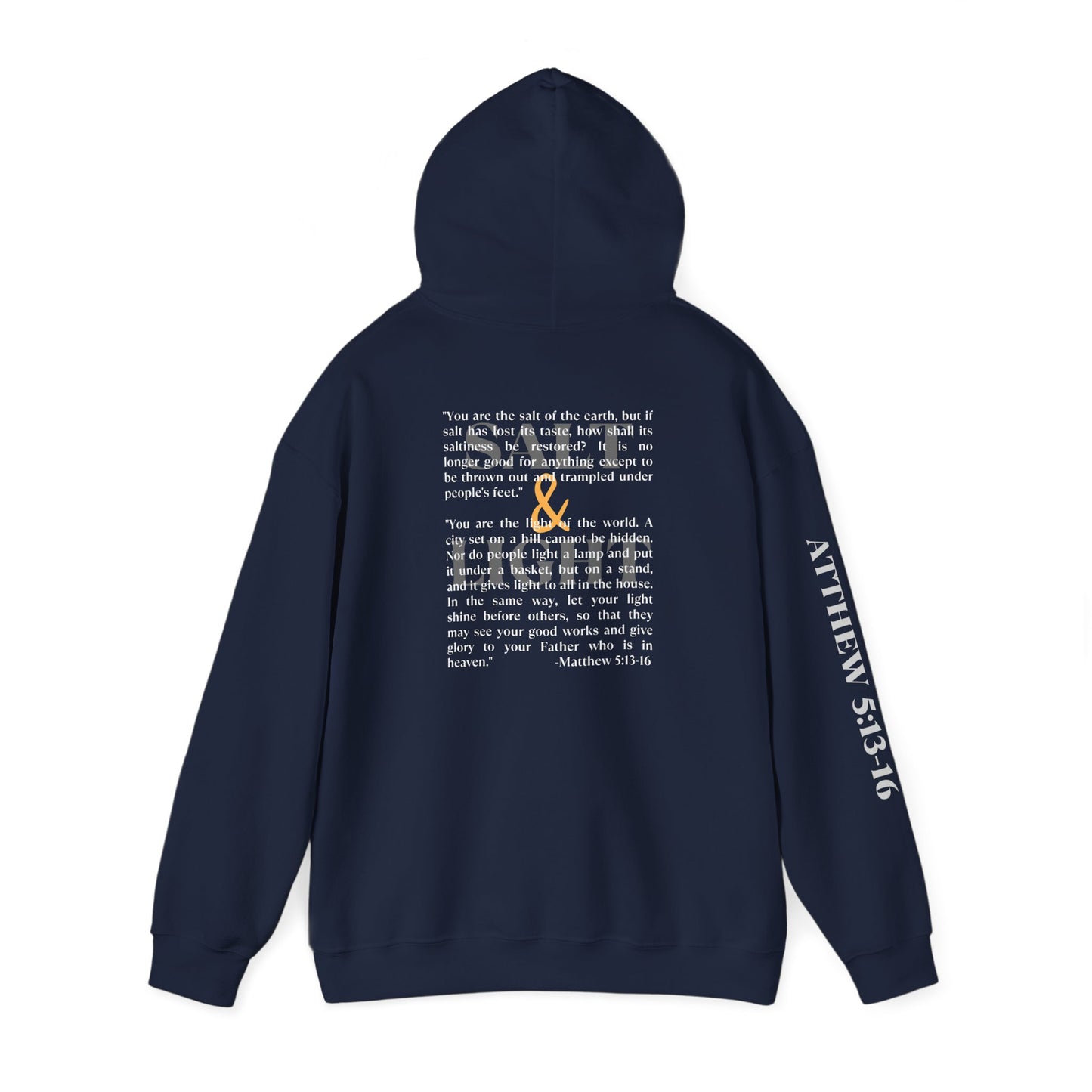 Salt And Light Hoodie-Dark Fabric Design