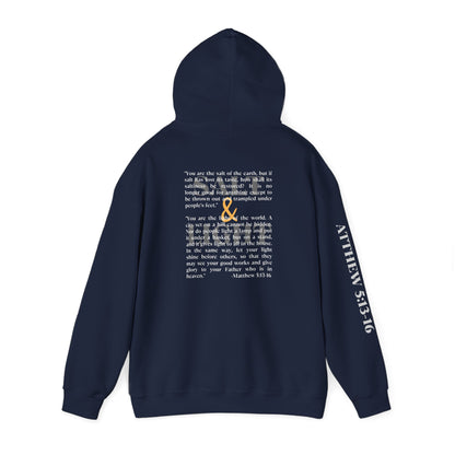 Salt And Light Hoodie-Dark Fabric Design