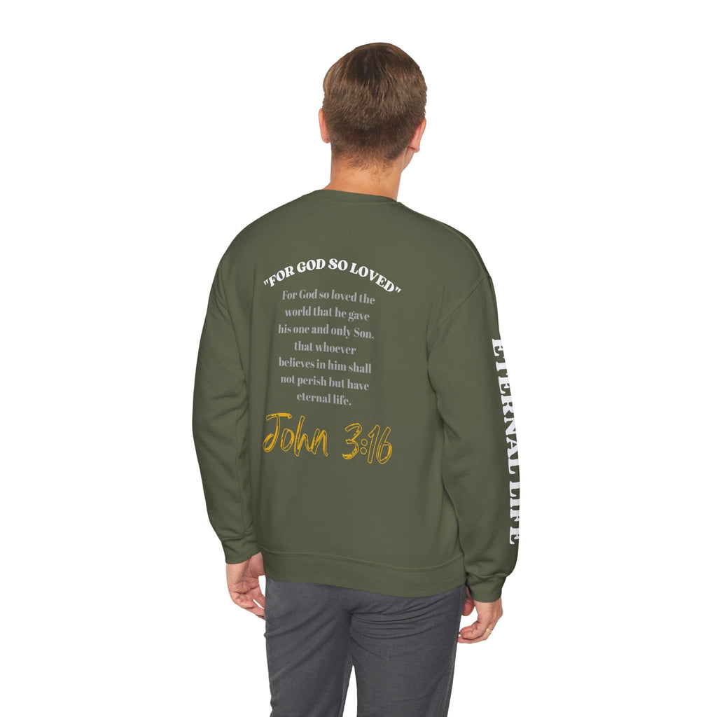 God So Loved - John 3:16 Sweatshirt