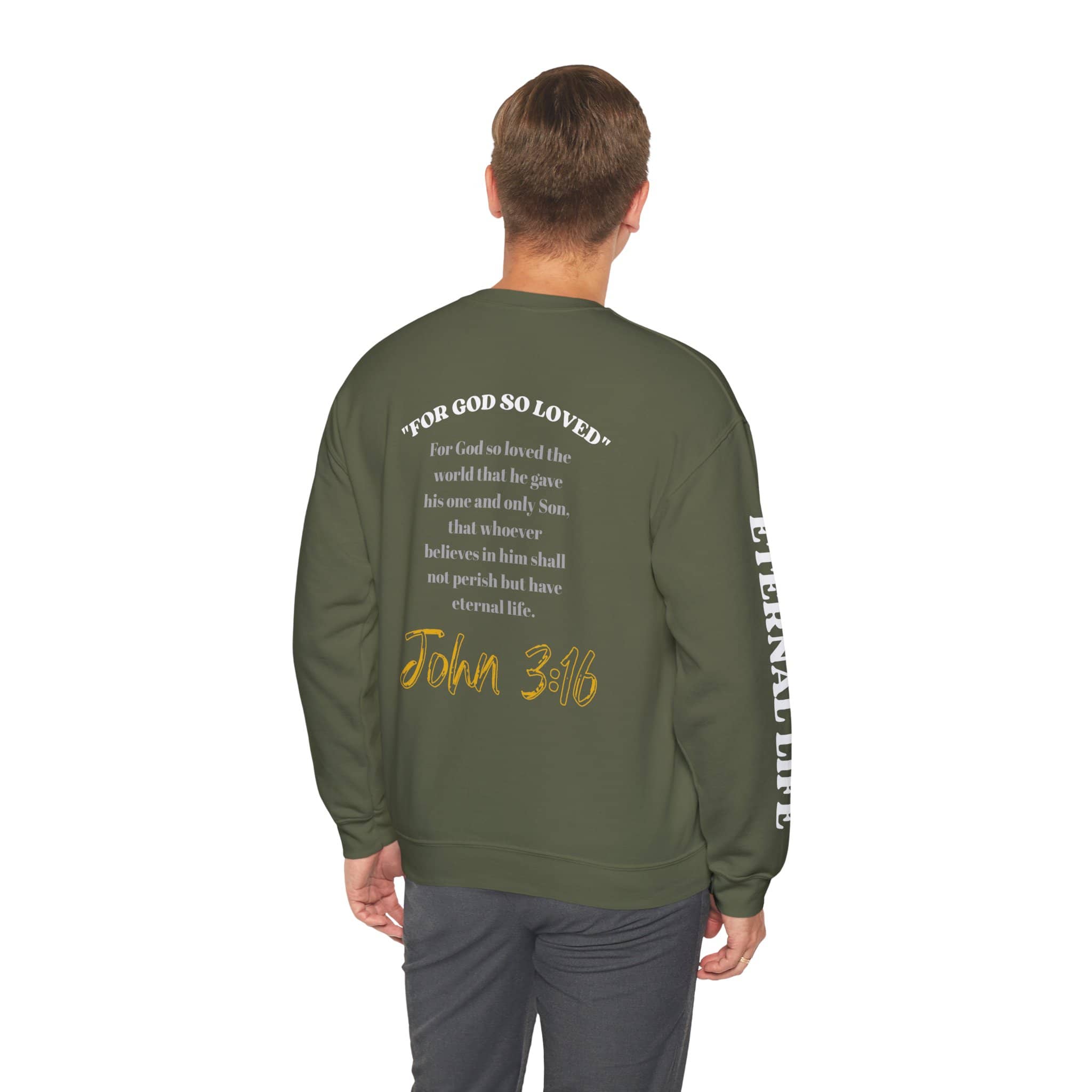 God So Loved - John 3:16 Sweatshirt