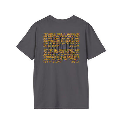 "Walking In Power" Men's T-Shirt-Acts 1:8 & Acts 10:38