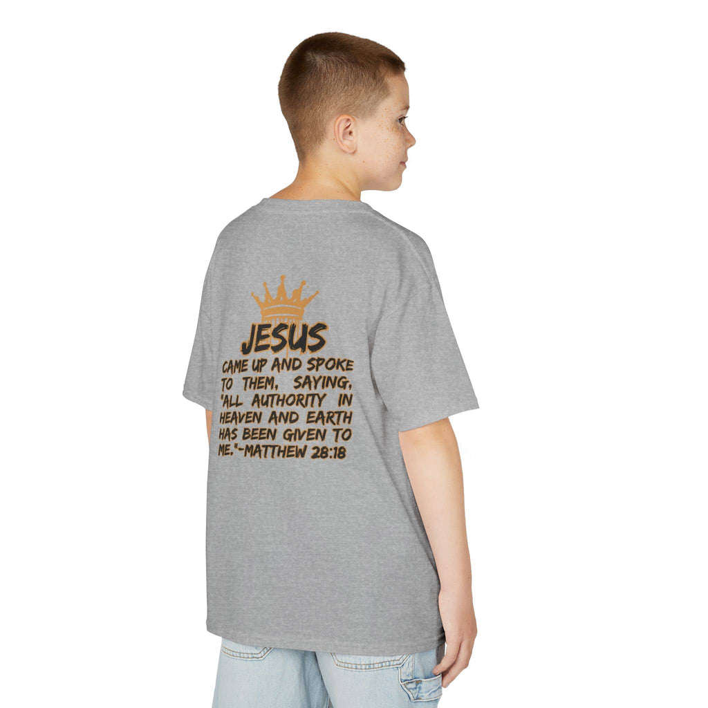 Christ Our KIng - Christian Junior Kids T-Shirt by Logos Co.