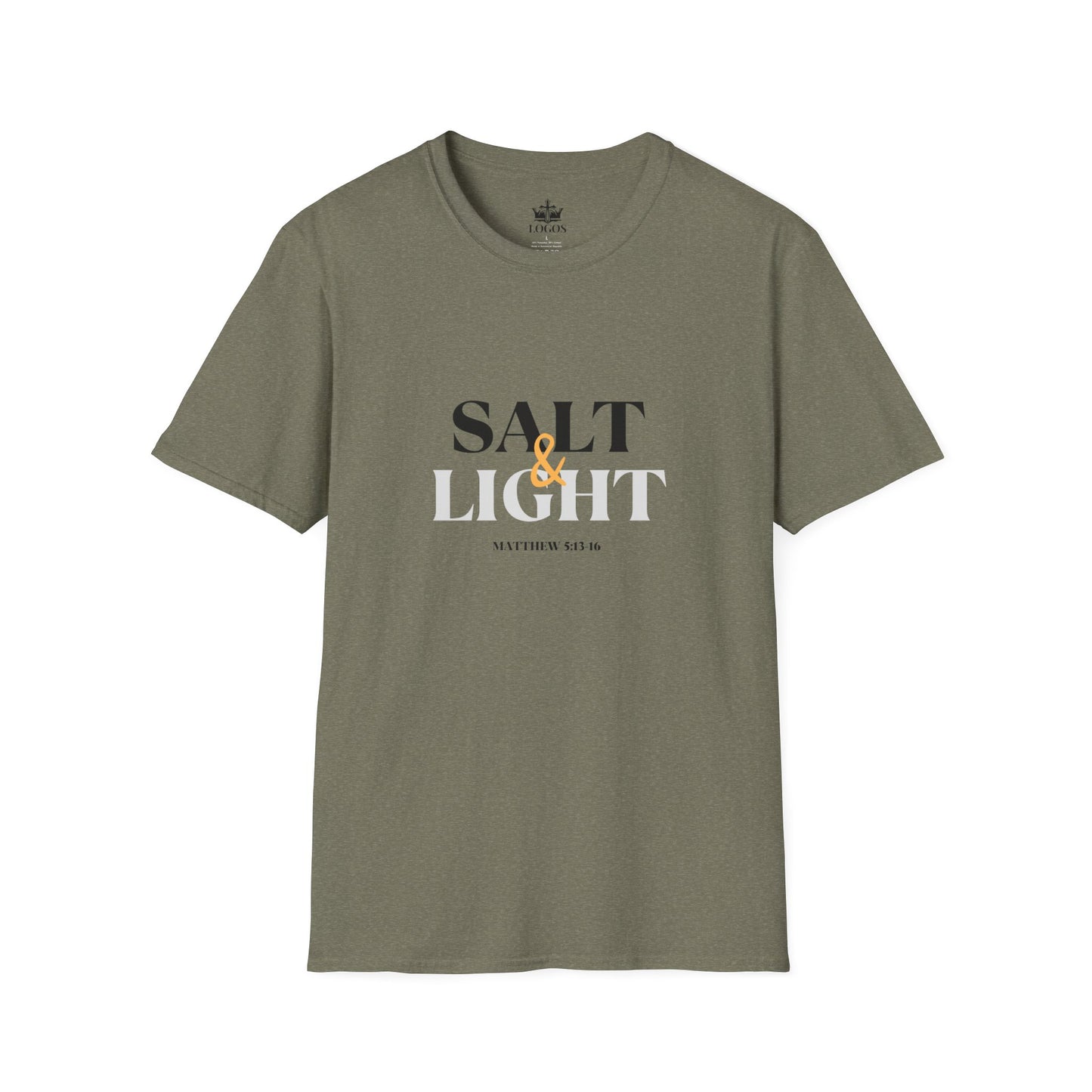 Salt & Light Christian Men's Graphic Shirt By Logos