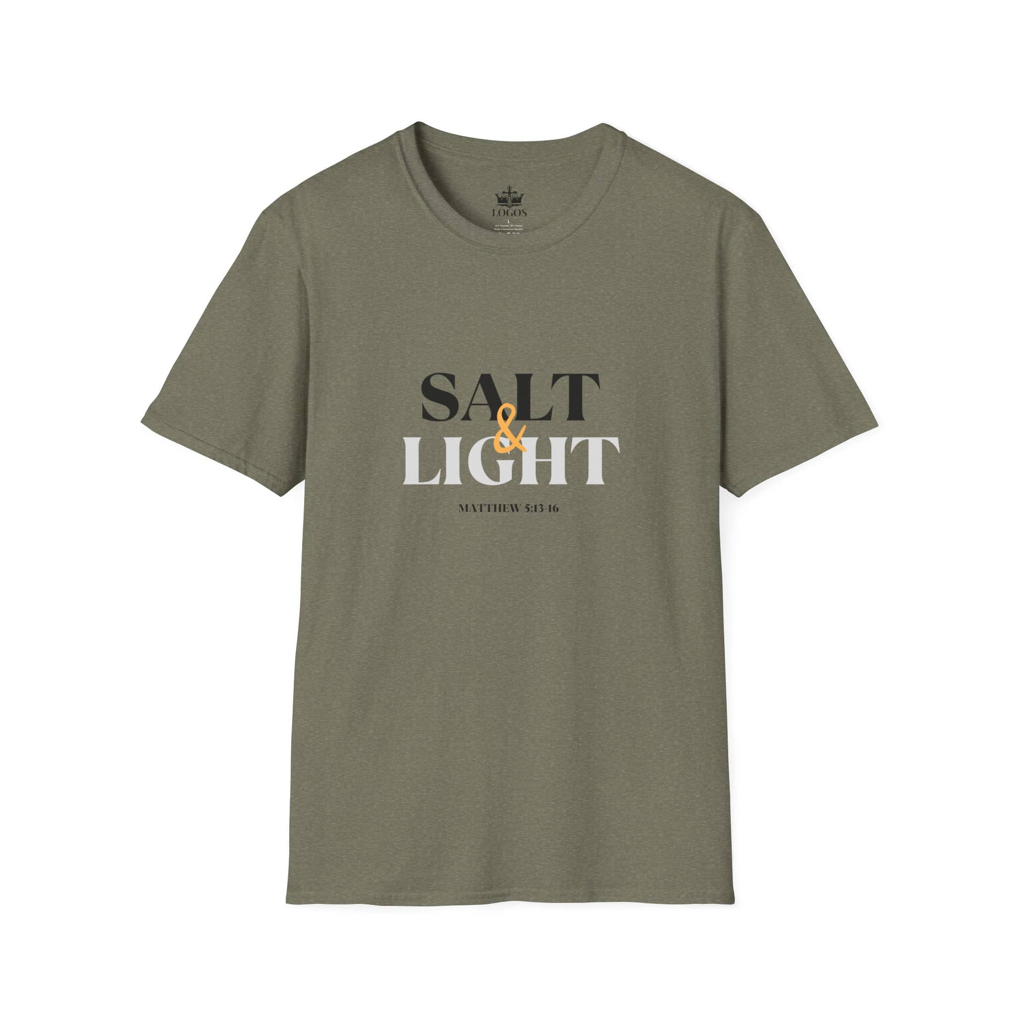 Salt & Light Christian Men's Graphic Shirt By Logos