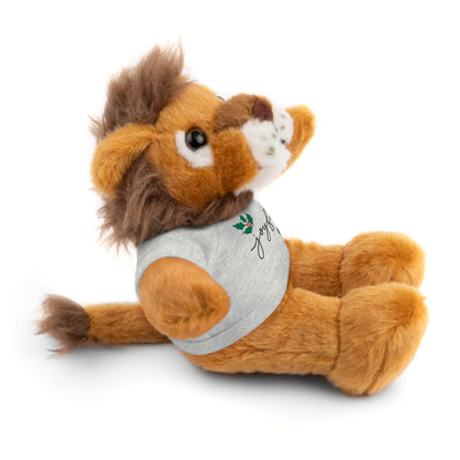 Plush Toy with "Joyful" Christmas Tee - Soft Cuddly Gift for Kids