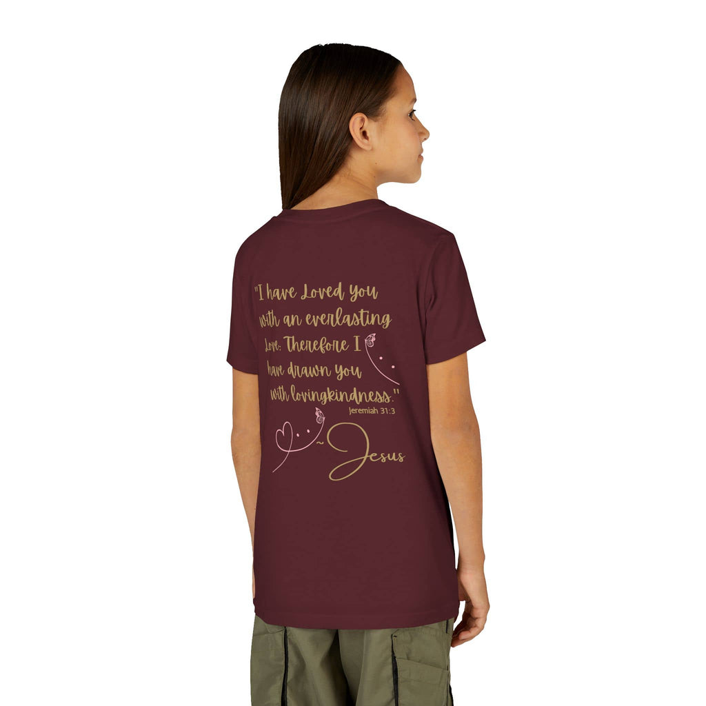 Jesus Loves Me Youth Shirt - Scripture Girls Tee