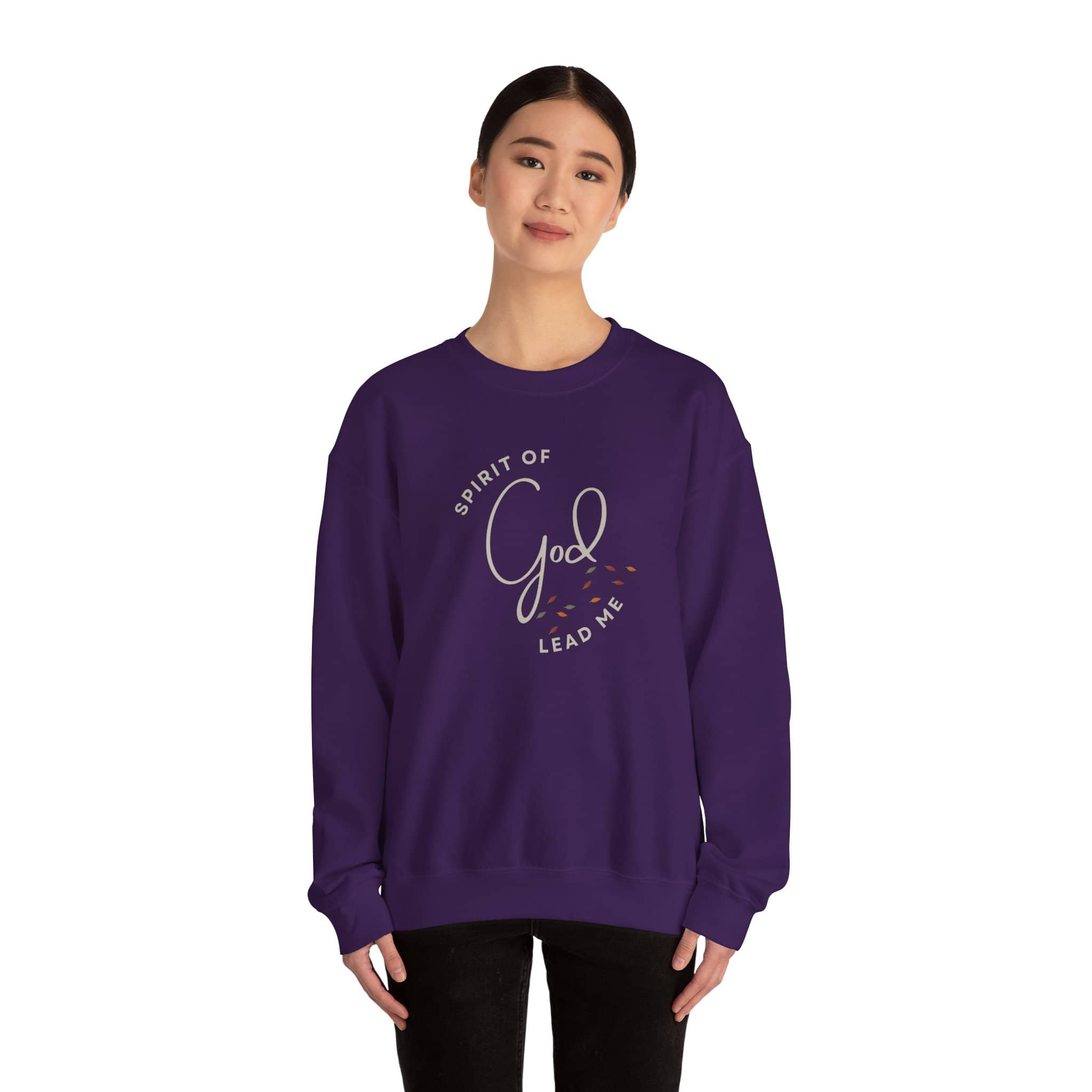 "Spirit Lead Me" Sweatshirt - Dark Fabric Design