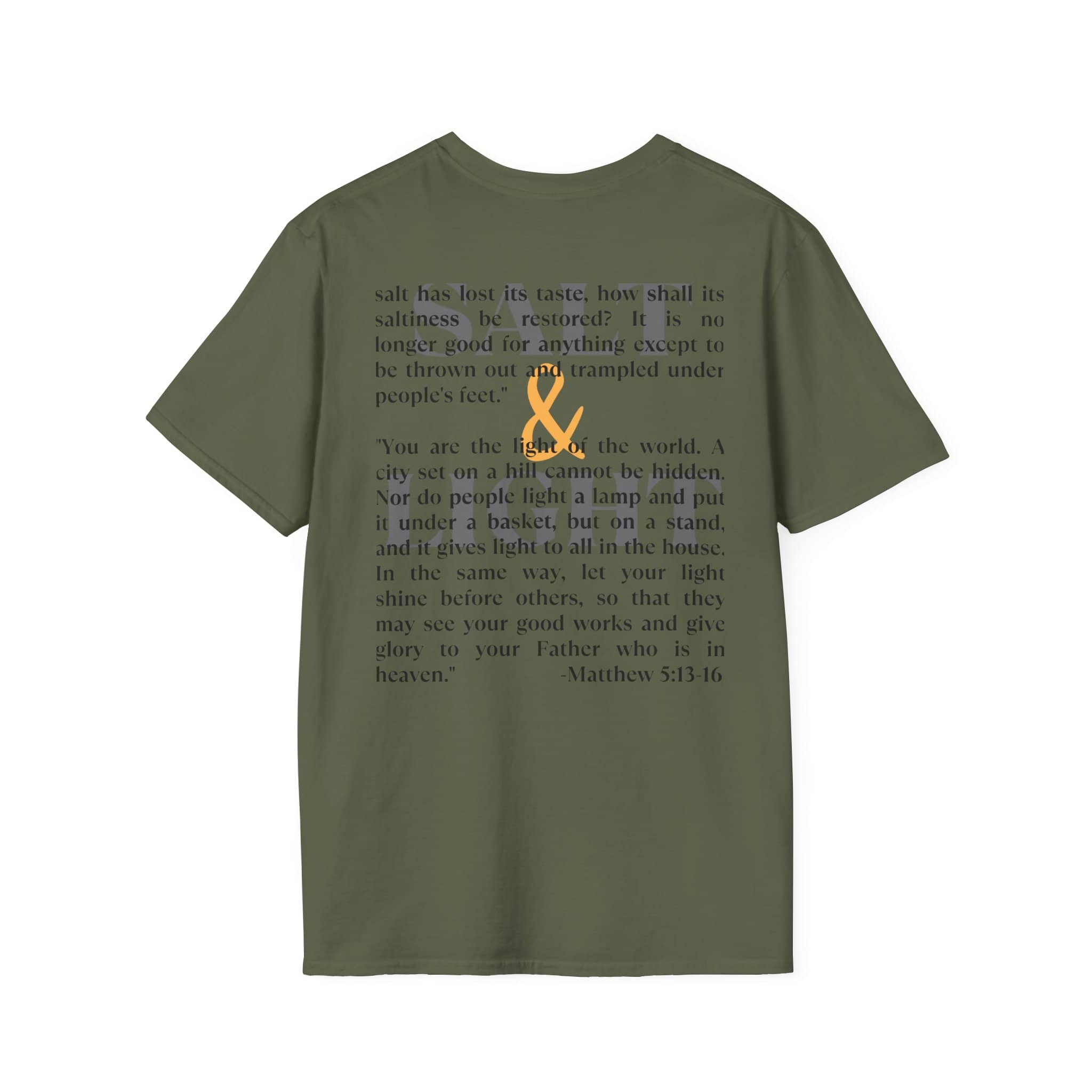 Salt & Light Christian Men's Graphic Shirt By Logos