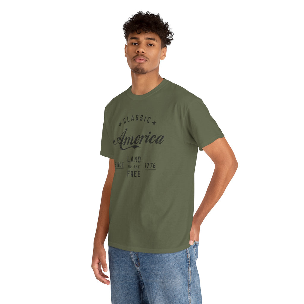 "Land of the Free" — Patriotic 250th Anniversary T-Shirt (Classic America, Since 1776)