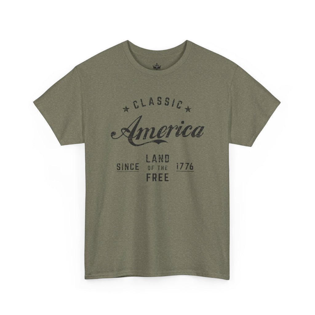 "Land of the Free" — Patriotic 250th Anniversary T-Shirt (Classic America, Since 1776)