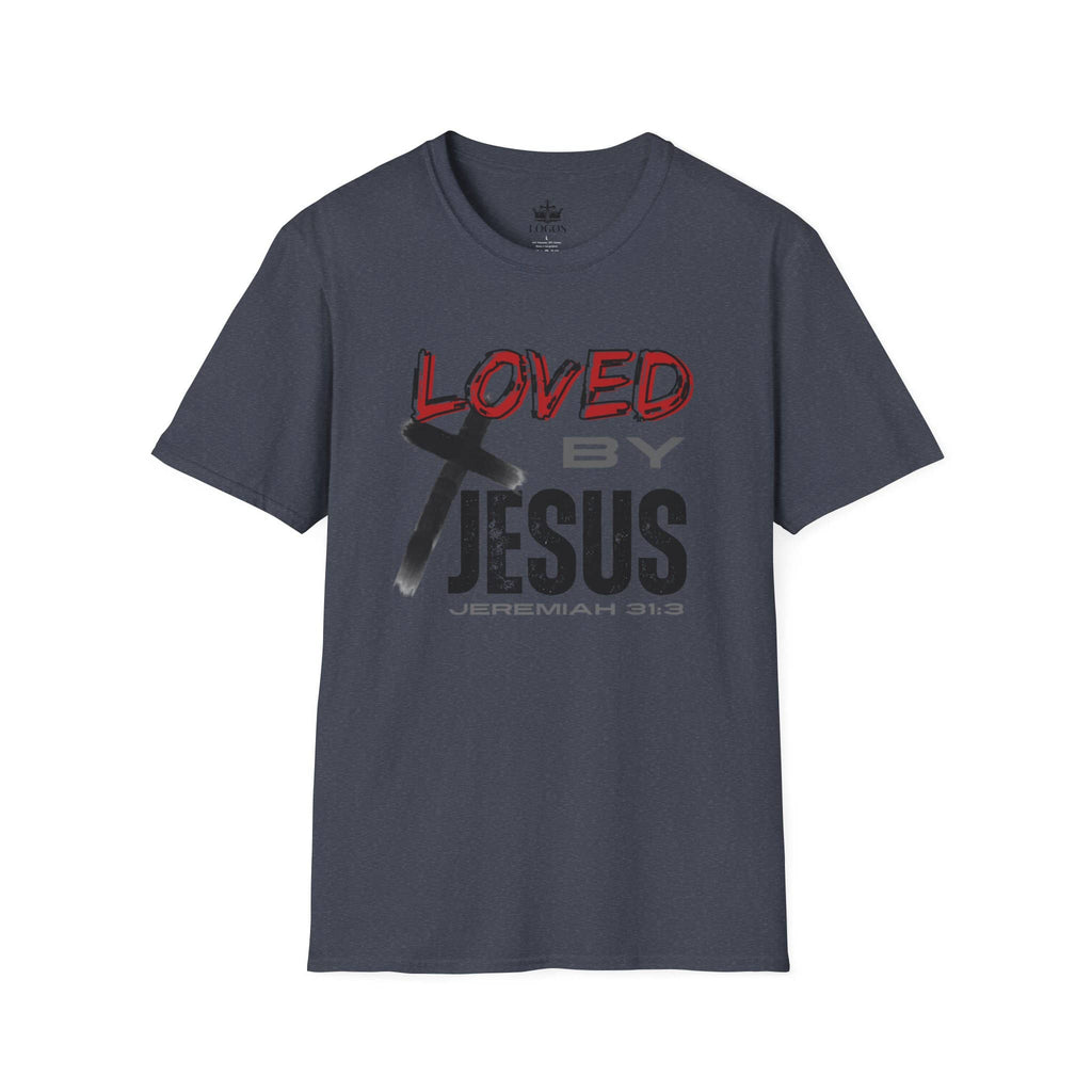 Loved By Jesus Christian Graphic T-Shirt