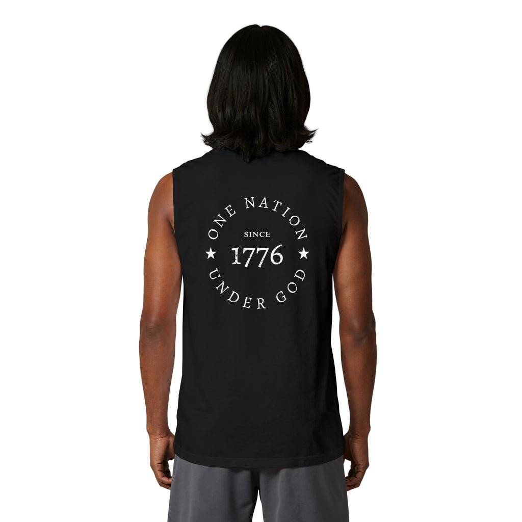 America 250 "Under God" Patriotic Muscle Tank