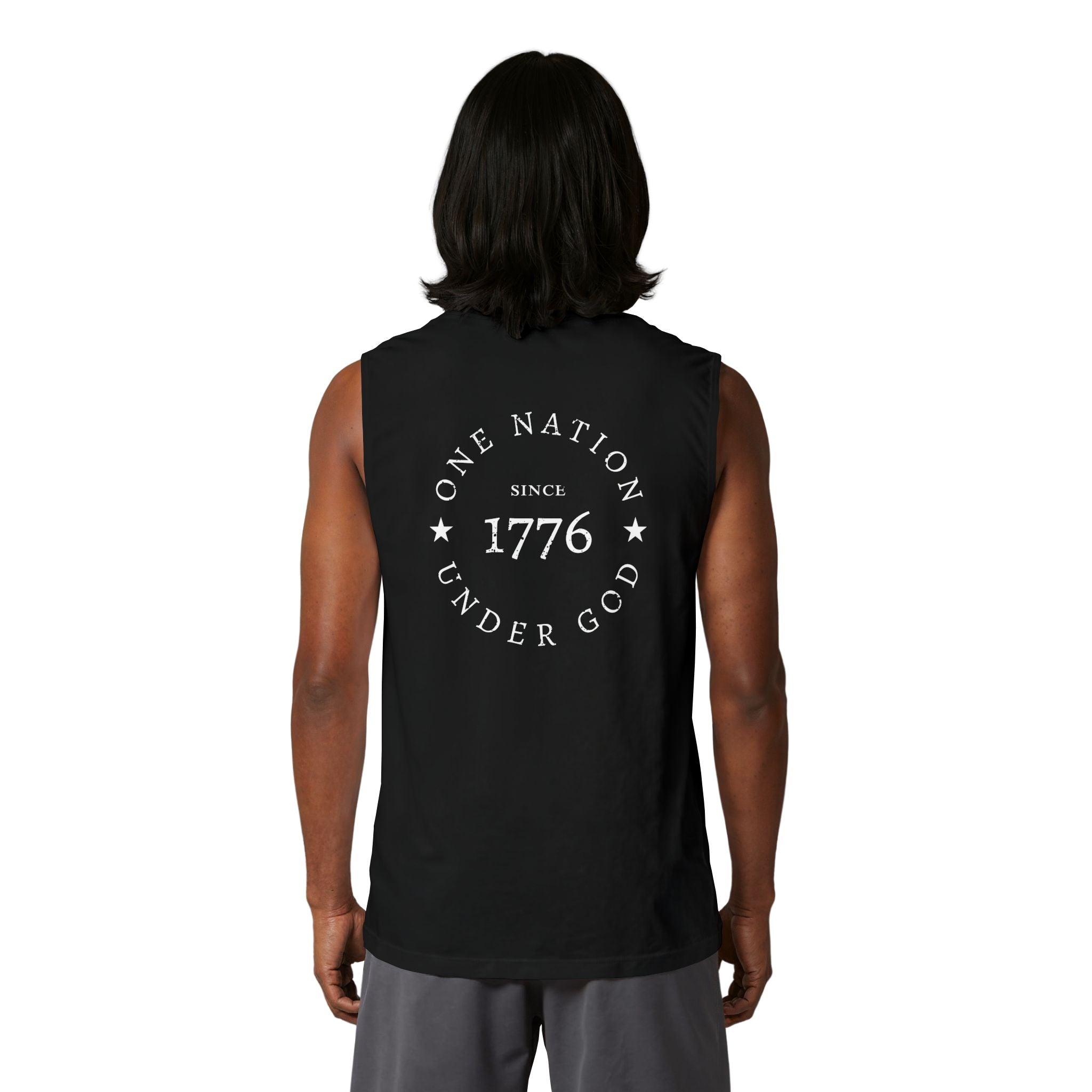 America 250 "Under God" Patriotic Muscle Tank