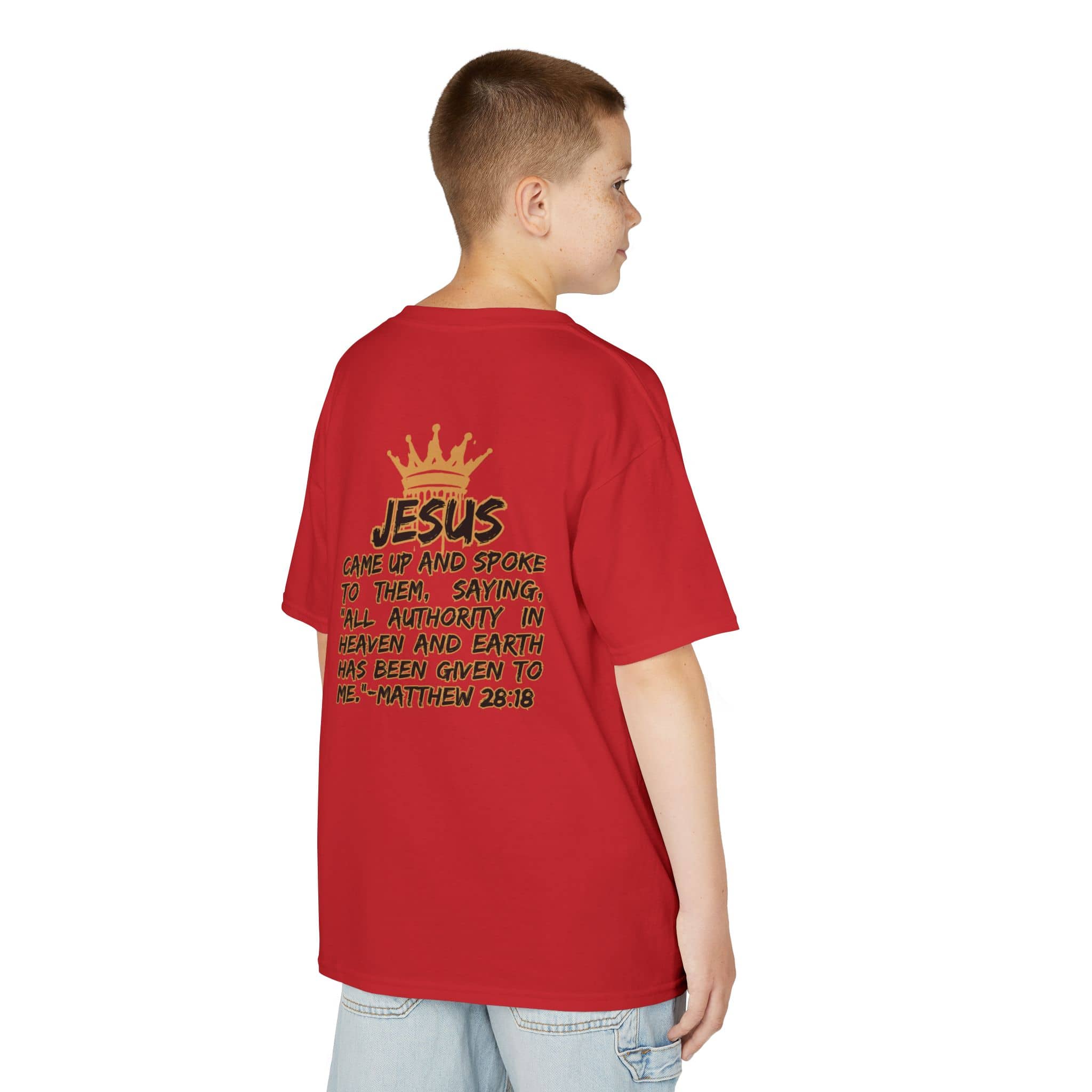 Christ Our KIng - Christian Junior Kids T-Shirt by Logos Co.