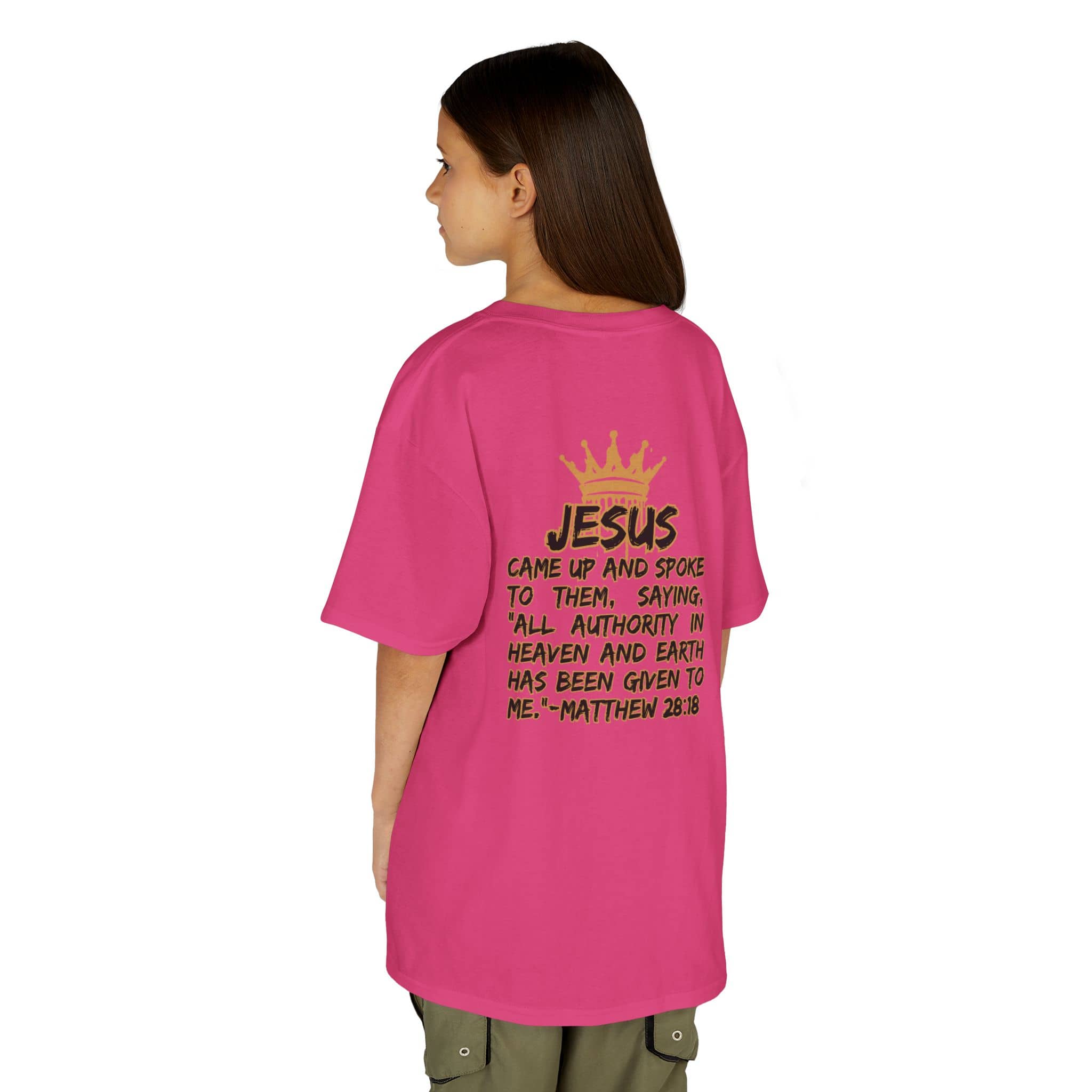 Christ Our KIng - Christian Junior Kids T-Shirt by Logos Co.