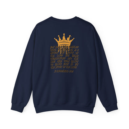 "Glory to Glory" Women's Sweatshirt- 2 Corinthians 3:18