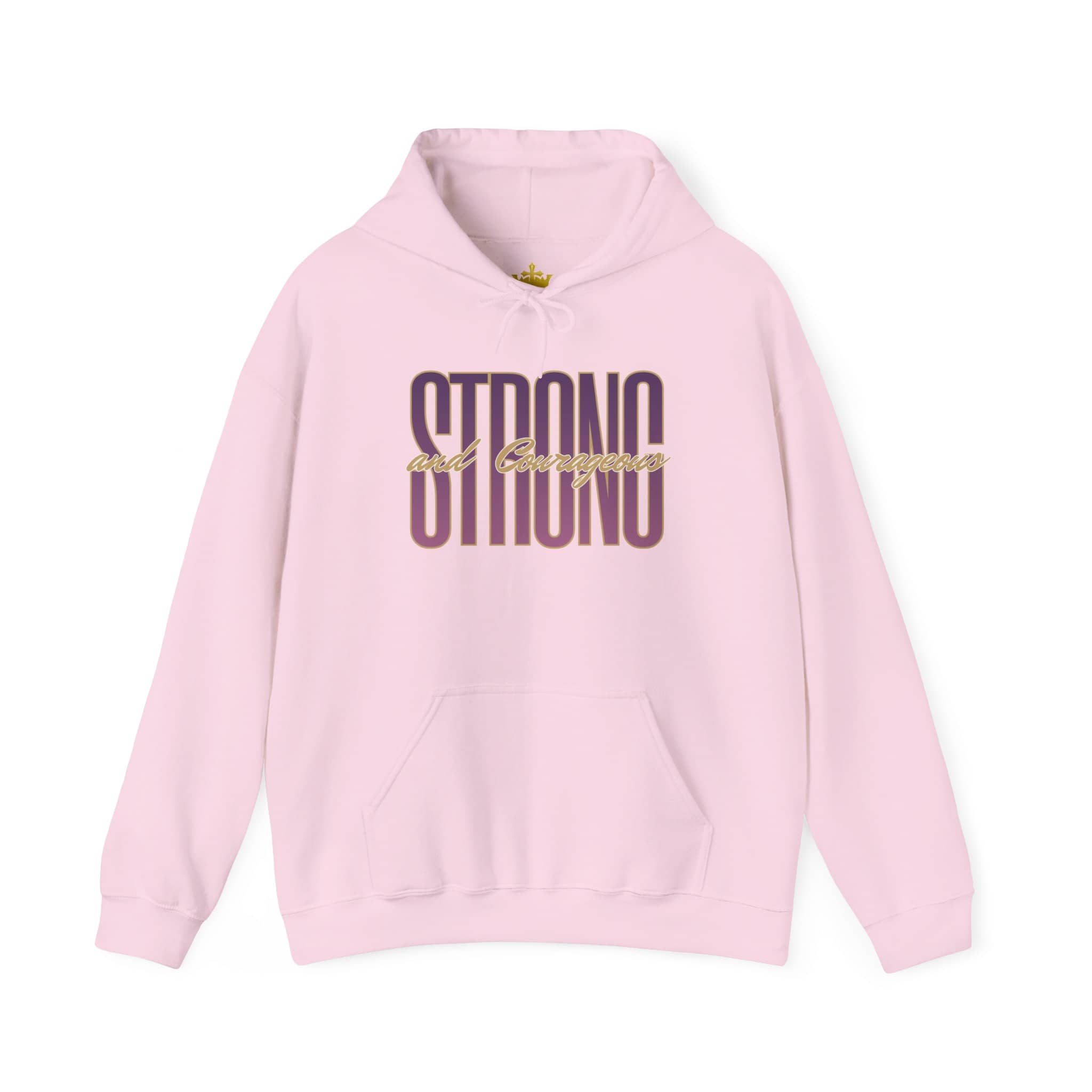 Strong and Courageous Hoodie 1 Corinthians 16:13 Women’s Sweatshirt