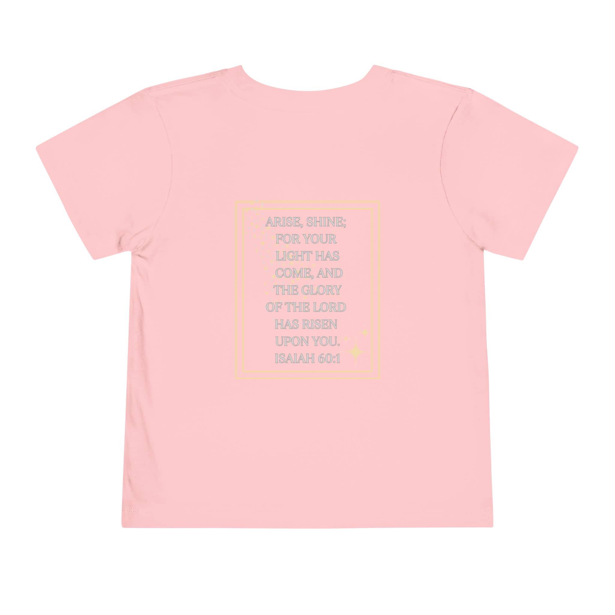 Arise & Shine Toddler Girls Scripture Tee