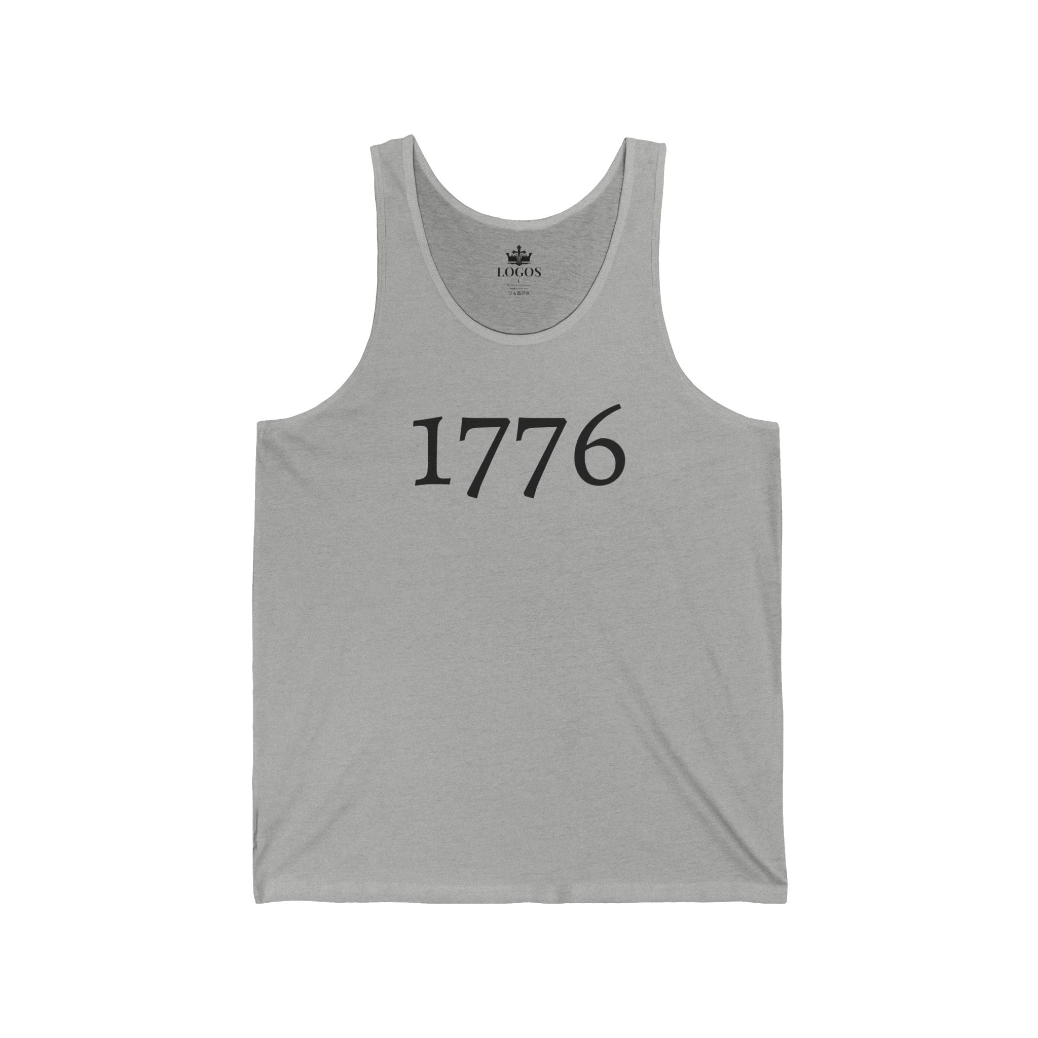 1776 Tank Top — One Nation Under God Patriotic Muscle Shirt