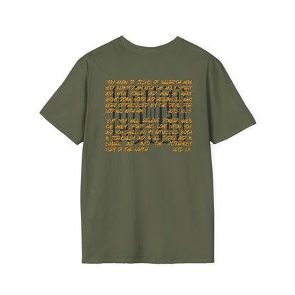 "Walking In Power" Men's T-Shirt-Acts 1:8 & Acts 10:38