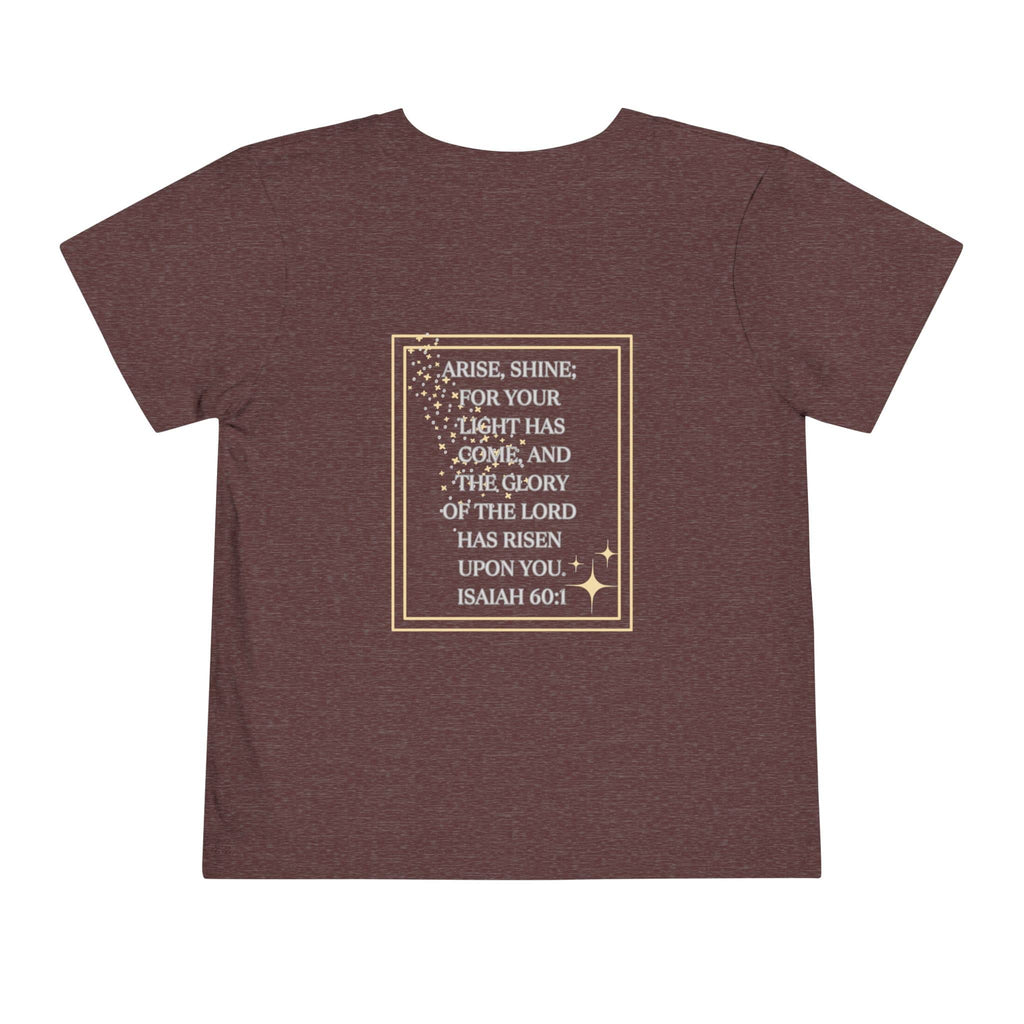Arise & Shine Toddler Girls Scripture Tee
