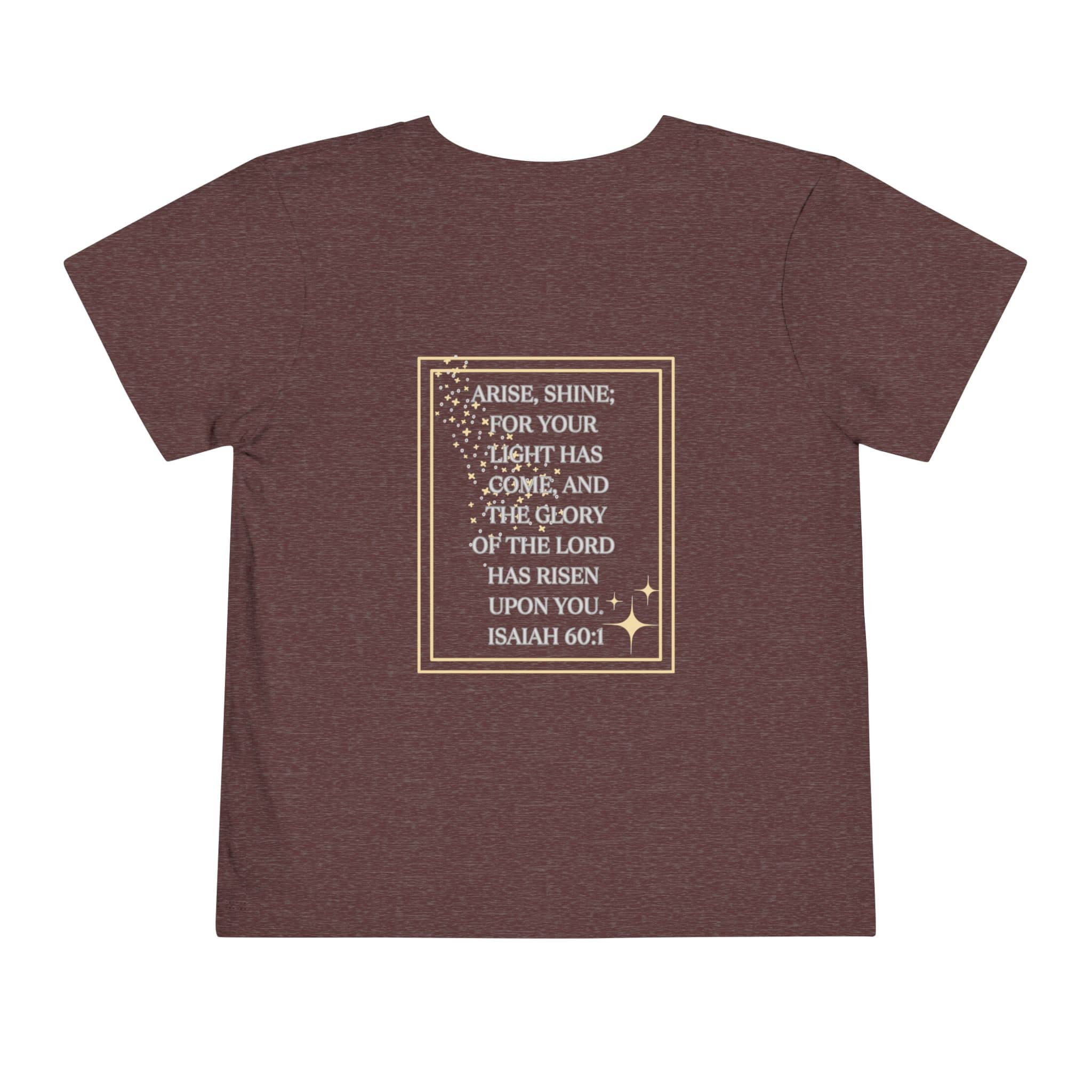 Arise & Shine Toddler Girls Scripture Tee