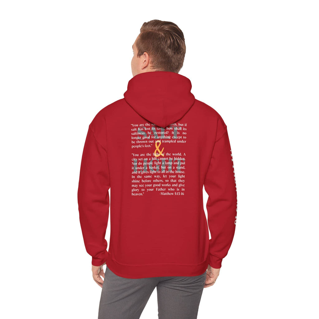 Salt And Light Hoodie-Dark Fabric Design