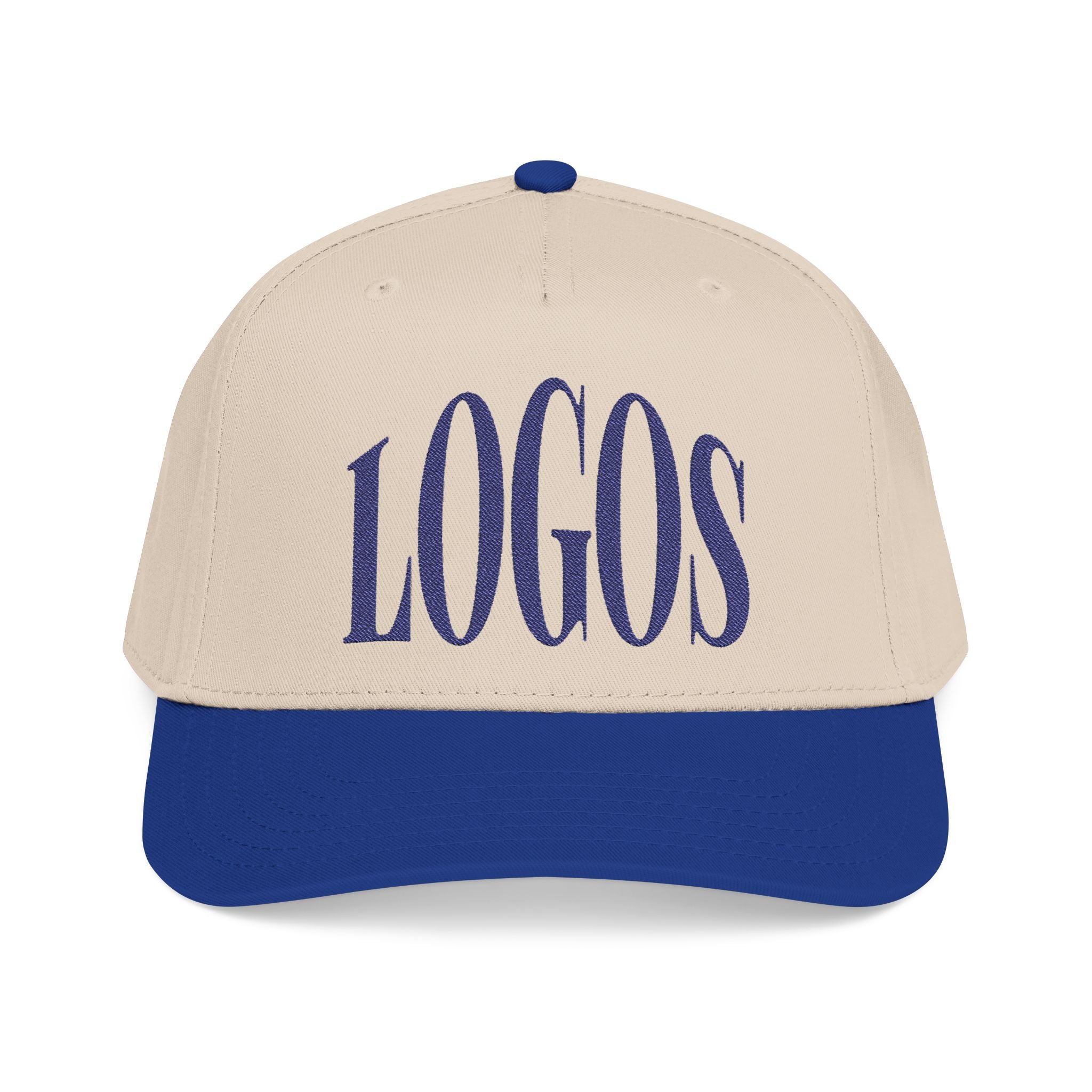 "LOGOS" - Royal Blue Vintage Mid Profile Baseball Cap