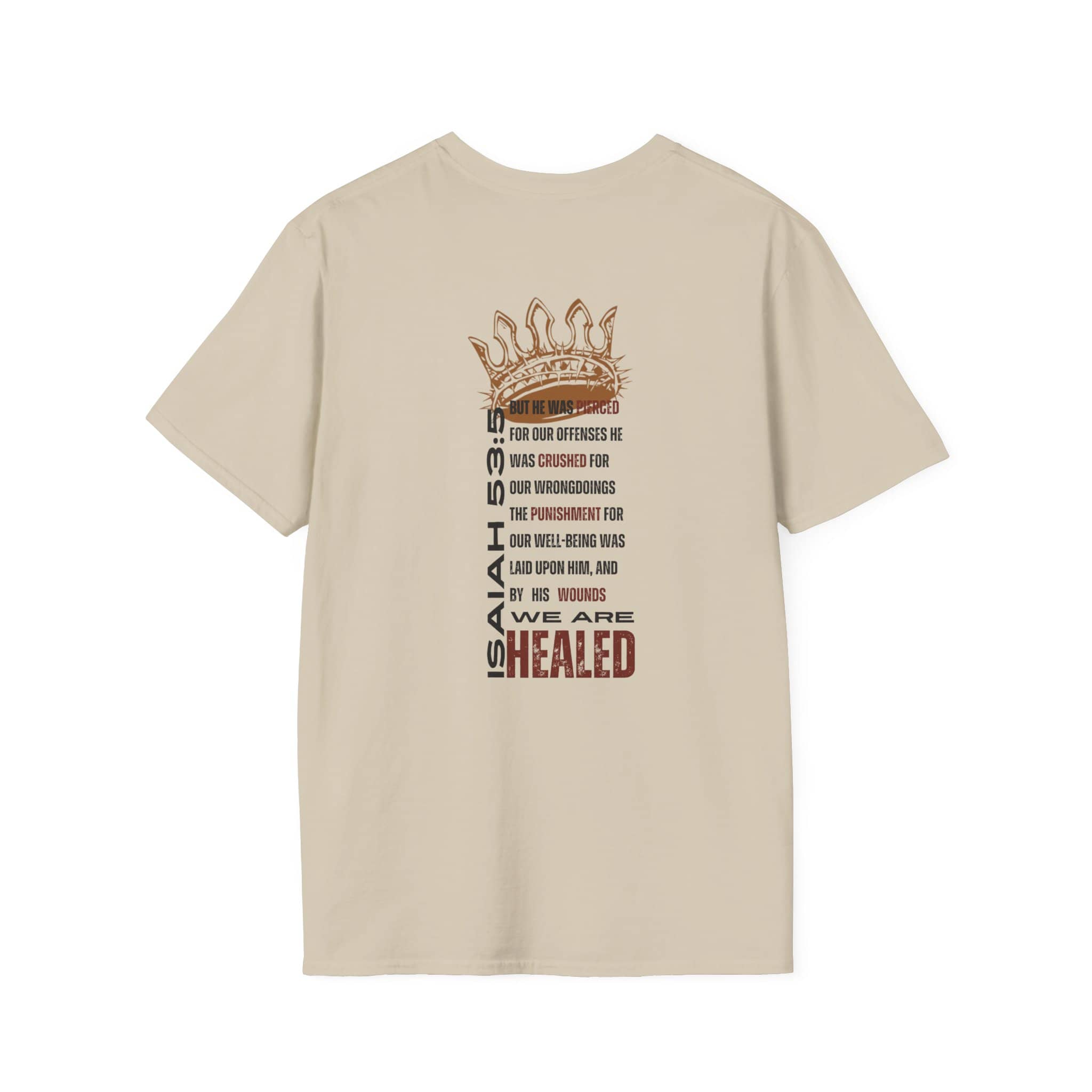 Christ Our Healer - Isaiah 53:5 Men's Apparel