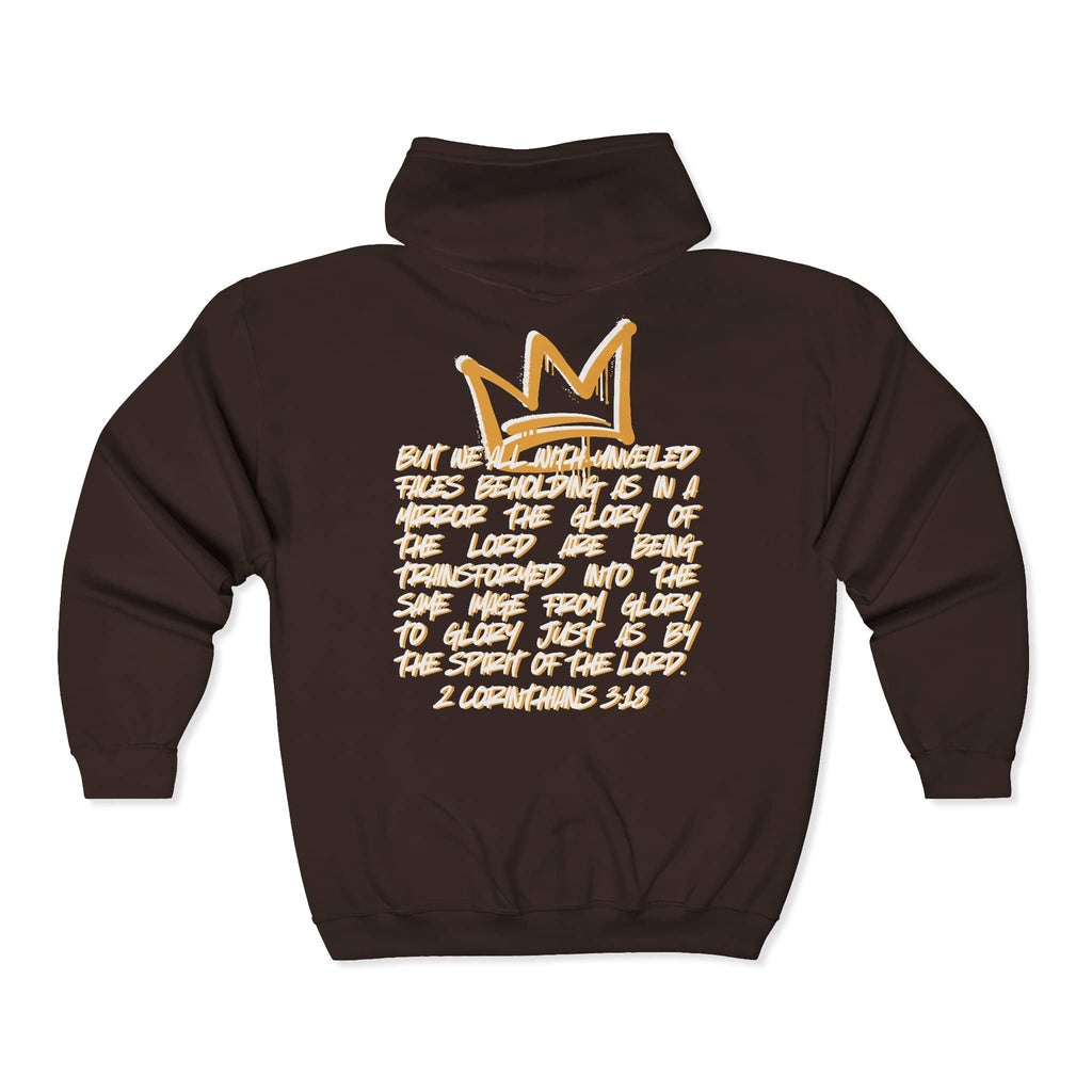 Christian Zip Up Hoodie - Glory to God