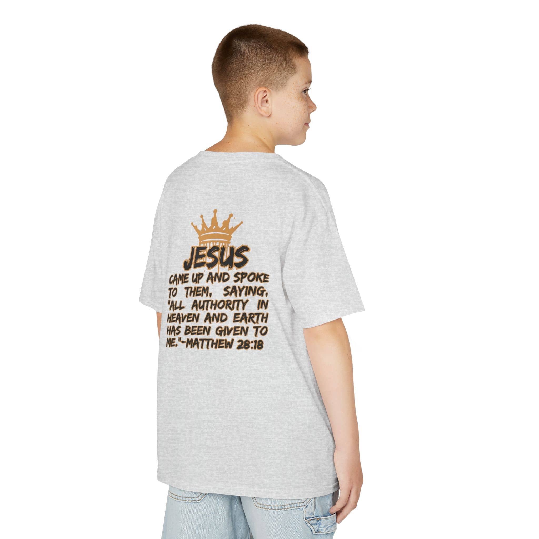 Christ Our KIng - Christian Junior Kids T-Shirt by Logos Co.